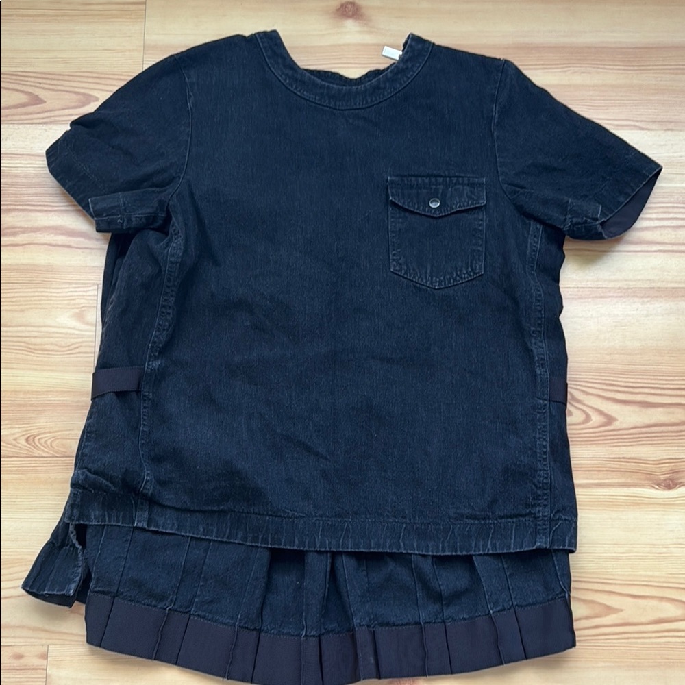 Sacai Black Denim Shirt 3 (M) used